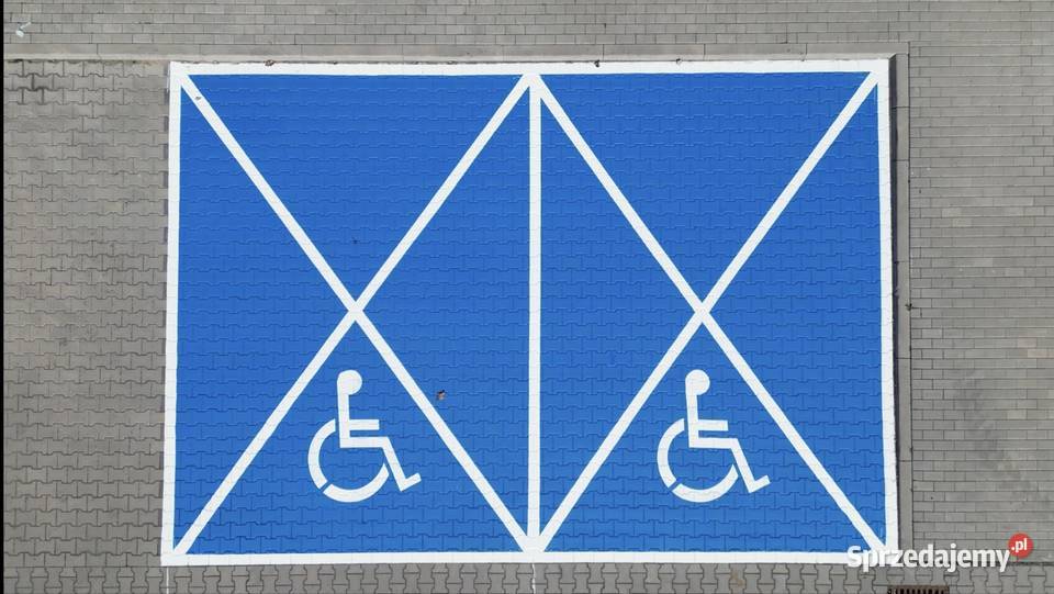 Oznakowanie poziome malowanie pasów linii linie Warszawa