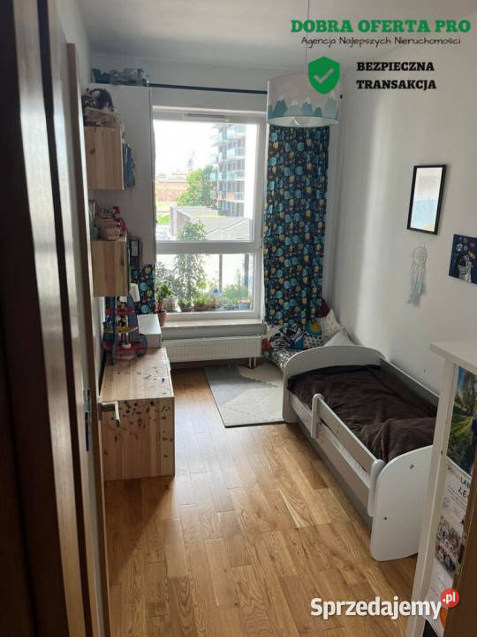 2 pokoje balkon garaż widok na Stocznię