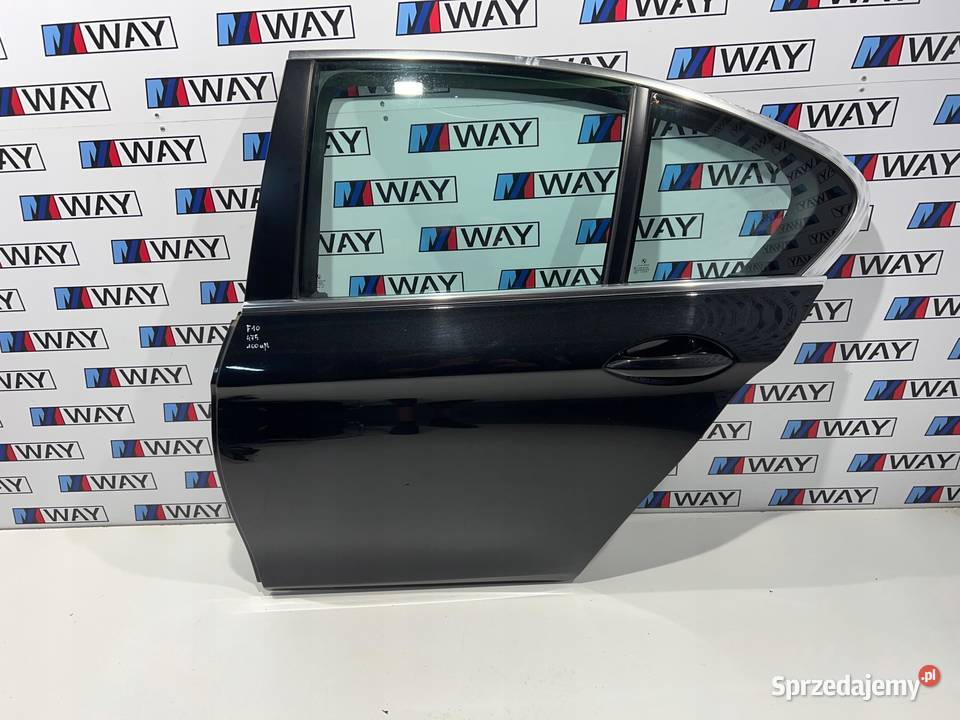 BMW 5 F10 DRZWI LEWY TYŁ LEWE TYLNE 475 BLACK osobowe dolnośląskie