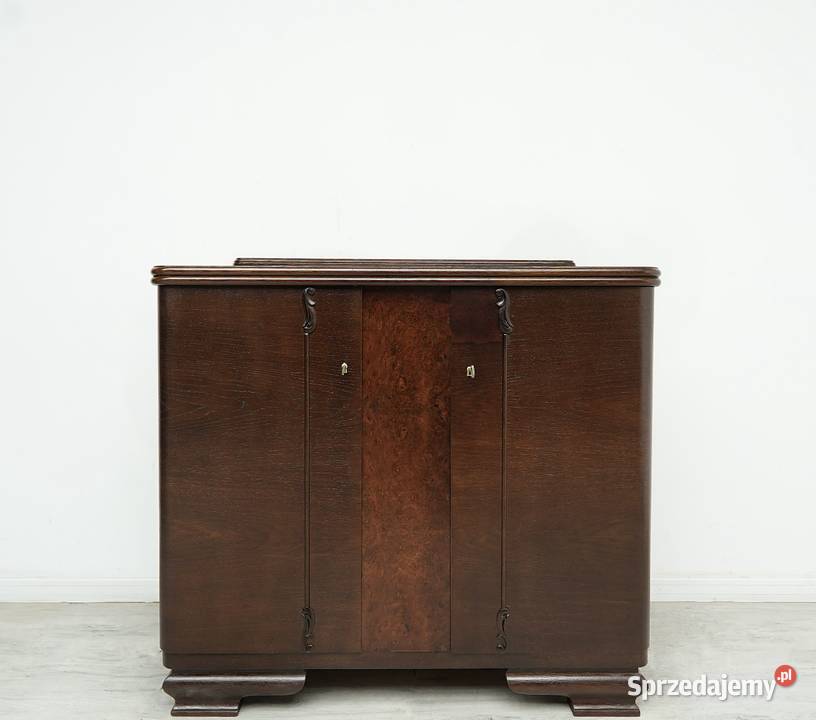 Zabytkowa komoda z lat 30tych w stylu art deco Meble Jerka