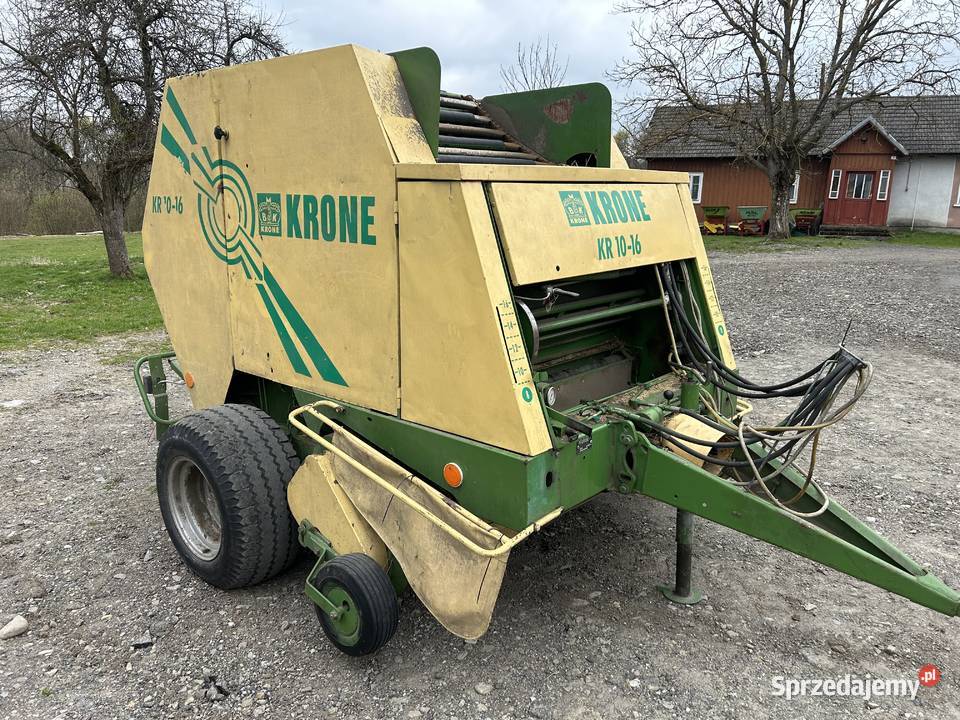 Prasa rolująca belująca Krone 1016 belarka nieuszkodzony Nowy Sącz