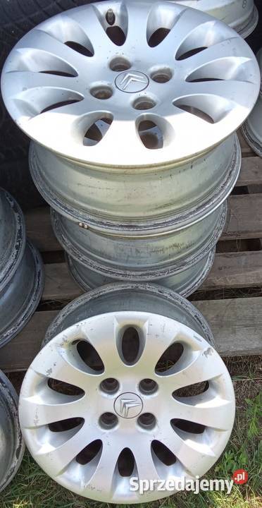 Alufelgi 15 4x108 Citroen Peugeot komplet 4 Wągrowiec