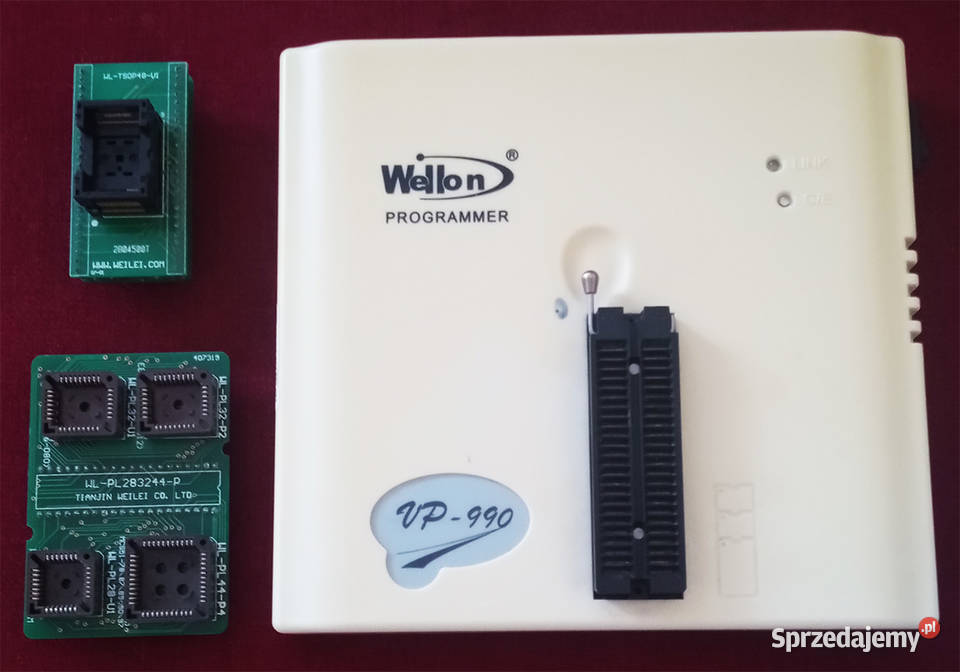 Programator Wellon VP990 adaptery TSOP48 i PLCC sprzedam