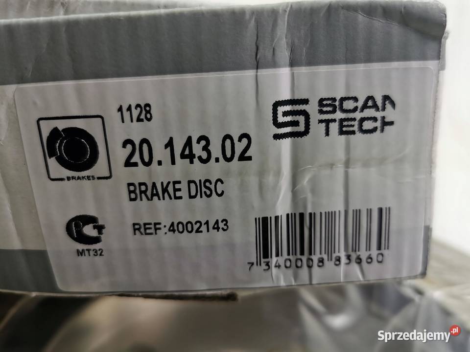 TARCZA HAMULCOWA PRZÓD SAAB 9000 1998 NOWA osobowe