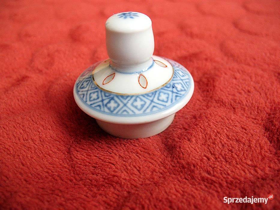 Pokrywka dzbanuszka mała Chińska porcelana z Siedlce
