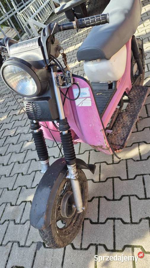 Simson zarejestrowany uszkodzony Białystok
