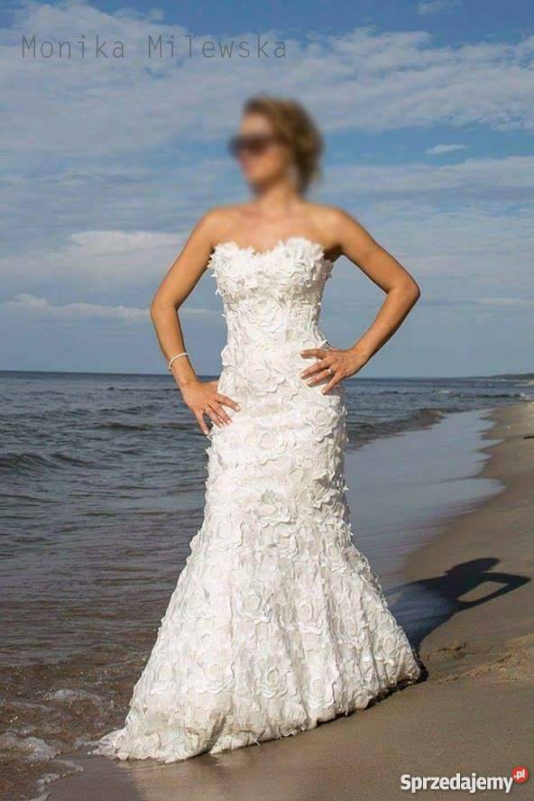 Suknia ślubna marki Farage Paris róż sm kolor Kwidzyn