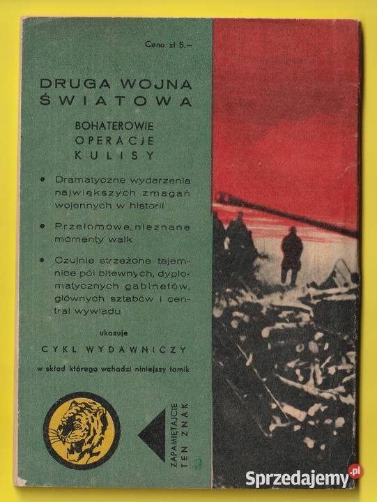 ŻÓŁTY TYGRYS OSTATNIE RUBIEŻE 1964 Łódź