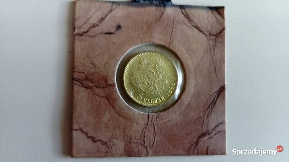 Moneta 5 rubli 1898 r Mosina sprzedam