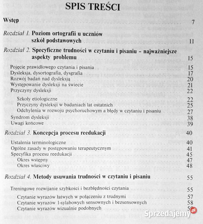 Trudności w czytaniu i pisaniu Modele ćwiczeń Chełm