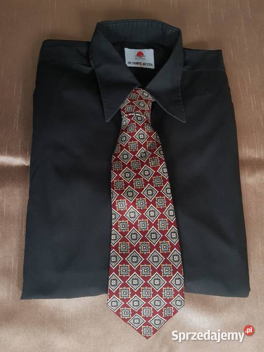 LXL Sunset Suits koszula męska elegancka czarna Kielce sprzedam