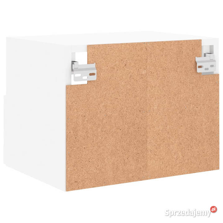 Ścienne szafki TV 2 białe 40x30x30 WM836841 mazowieckie Warszawa