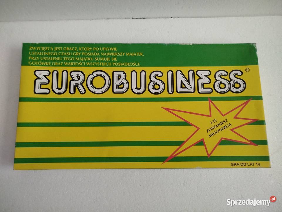Gra planszowa Eurobusiness Eurobiznes ładny stan łódzkie