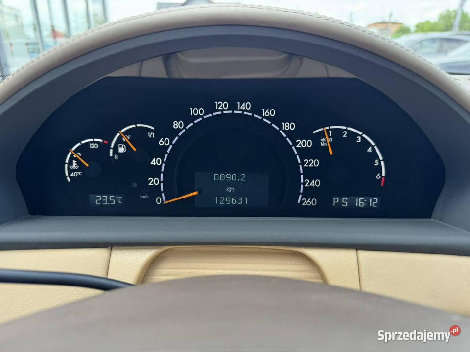 Mercedes CL 600 V12 C215 19992006 elektrycznie ustawiane fotele Mercedes-Benz Chełm Śląski