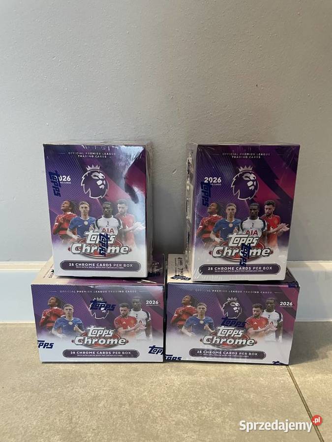 Value Box TOPPS Chrome Premier League 2026 Poznań sprzedam