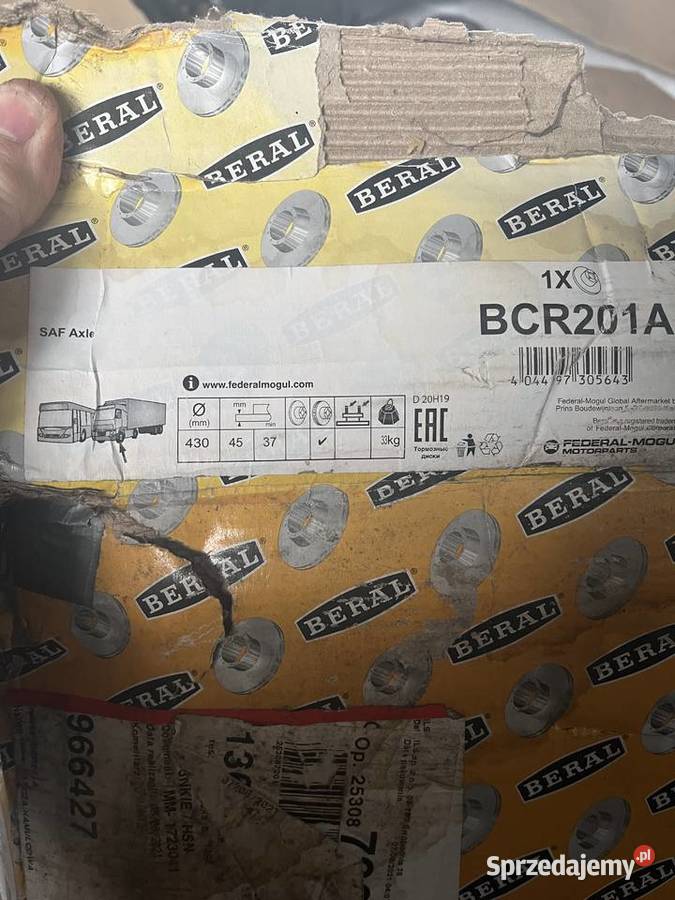 Tarcza hamulcowa naczepy Schmitz oś SAF Skarżysko-Kamienna