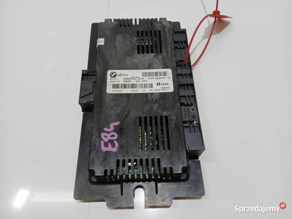 MODUŁ STEROWNIK ŚWIATEŁ BMW X1 E84 OE 9263797