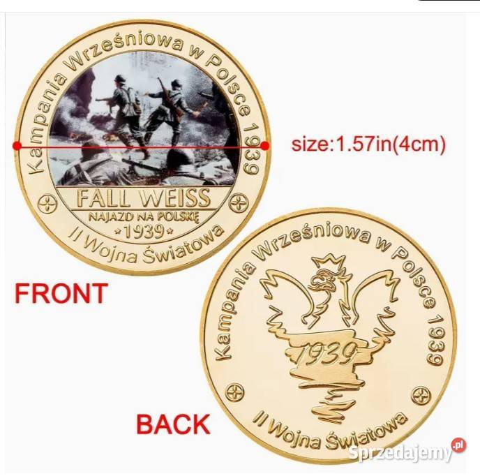 Kolekcjonerski zestaw monet medali Warszawa