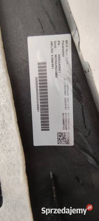 Zderzak tylny Mercedes CLA AMG i listwy na progi opolskie Wilków