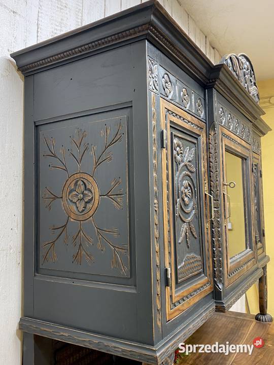 Kredens Bretoński odnowiony dąb Francja II pół Warszawa