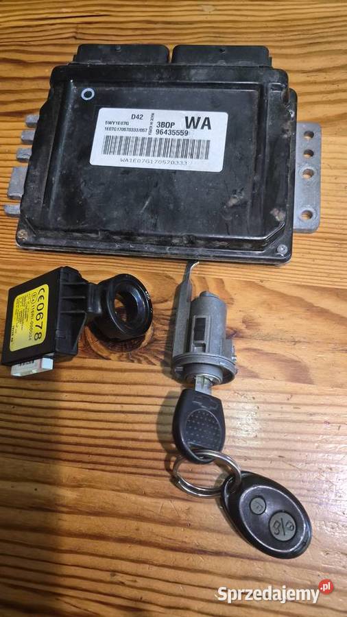 Sterownik silnika ECU Chevrolet Kalos Spark Bielsk Podlaski