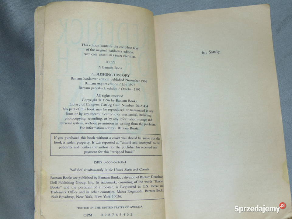 Icon Frederic Forsyth Ikona lubelskie Lublin