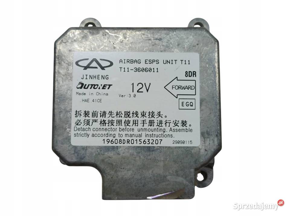 SENSOR AIRBAG CHERY TGGO T11 T113606011 DR
