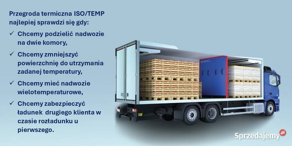 ISOTEMP 60MT Przegroda Termiczna 60MT Ściana dostawcze