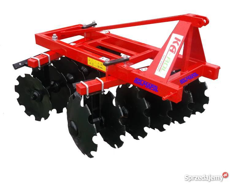 MINI Brona talerzowa OMEGA do mini traktorów 14m Słupia