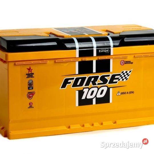 Akumulator FORSE 100Ah 850A EN PRAWY PLUS Gdańsk