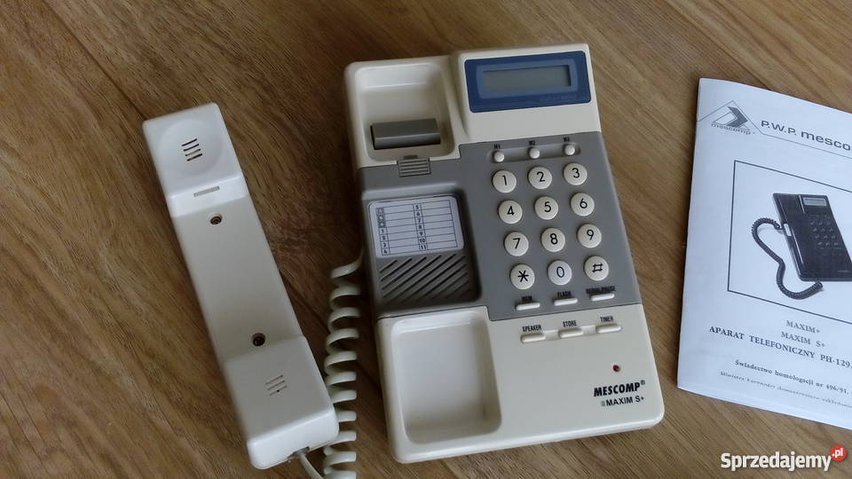 Telefon stacjonarny MESCOMP Maxim S Ostrów Mazowiecka
