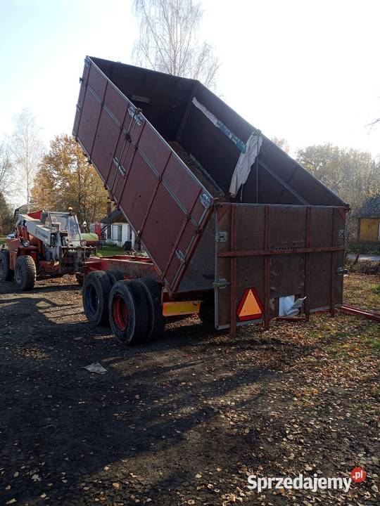 Przyczepa tandem 12 ton nieuszkodzony Wysokie