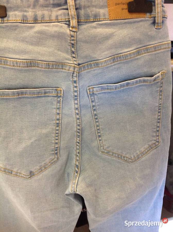 Spodnie Jeans Damskie Gina Trjcot S skinny j niebieski Odzież damska Nowa Sól