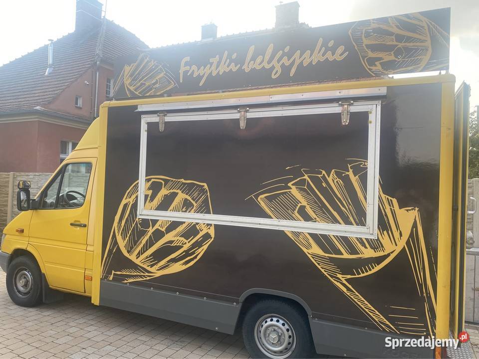 Mercedes sprinter 308 CDI food truck gotowy do Rok produkcji 2001 Środa Wielkopolska
