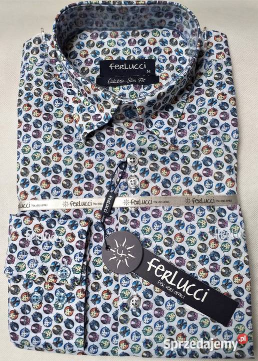 FERLUCCI KOSZULA MĘSKA CALABRIA SLIM FIT C111 Rozmiar XL Warszawa sprzedam
