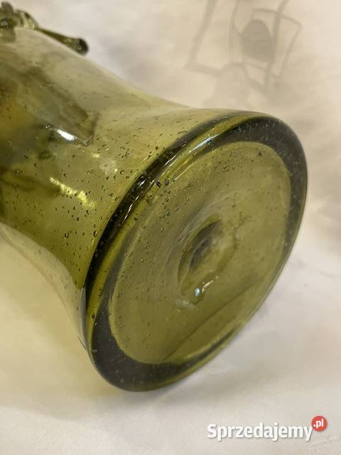 Artystyczny wazon szklany z Krakowskiego małopolskie