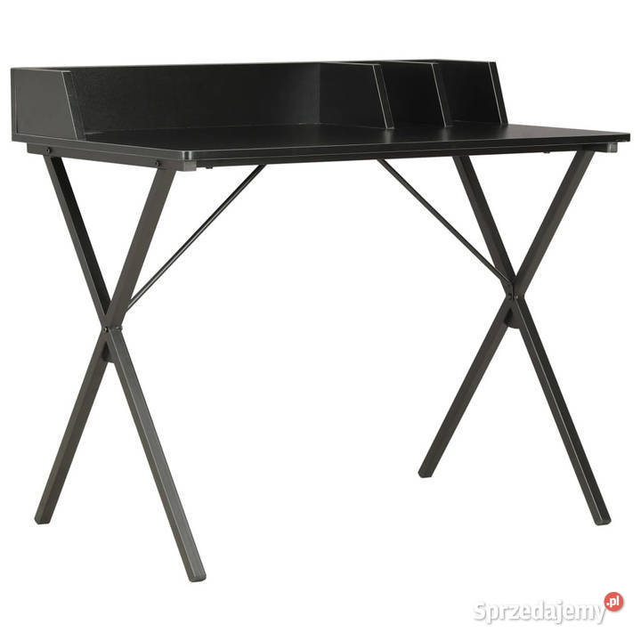 Biurko czarne 80 x 50 x 84 WM20276 mazowieckie Warszawa