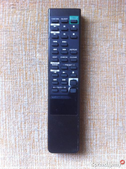 Oryginalny pilot Sony RMS33 wieża audio Opole