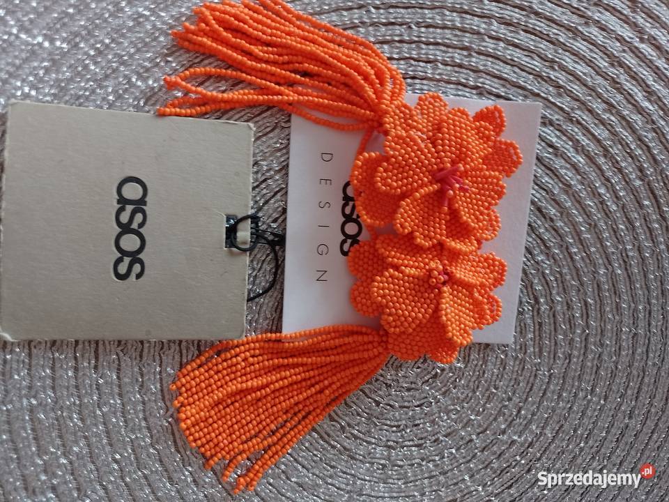 ASOS Wytworne długie kolczyki wieczorowe z Dla kobiet małopolskie Kraków