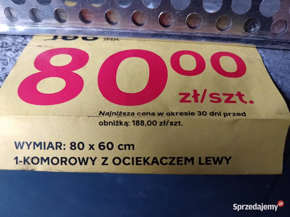 Zlewozmywak stalowy nierdzewny Zlewozmywaki Wola Krzysztoporska