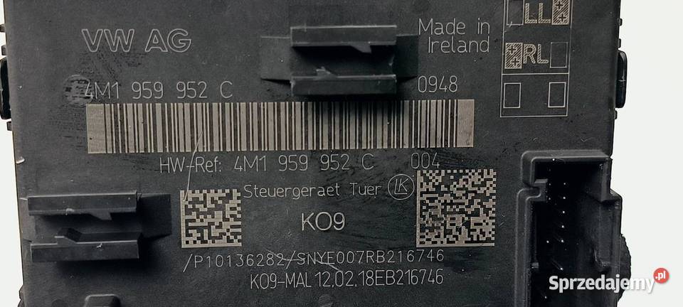 MODUŁ AUDI A8 L D5 4N 4M1959952C DRZWI Lipno