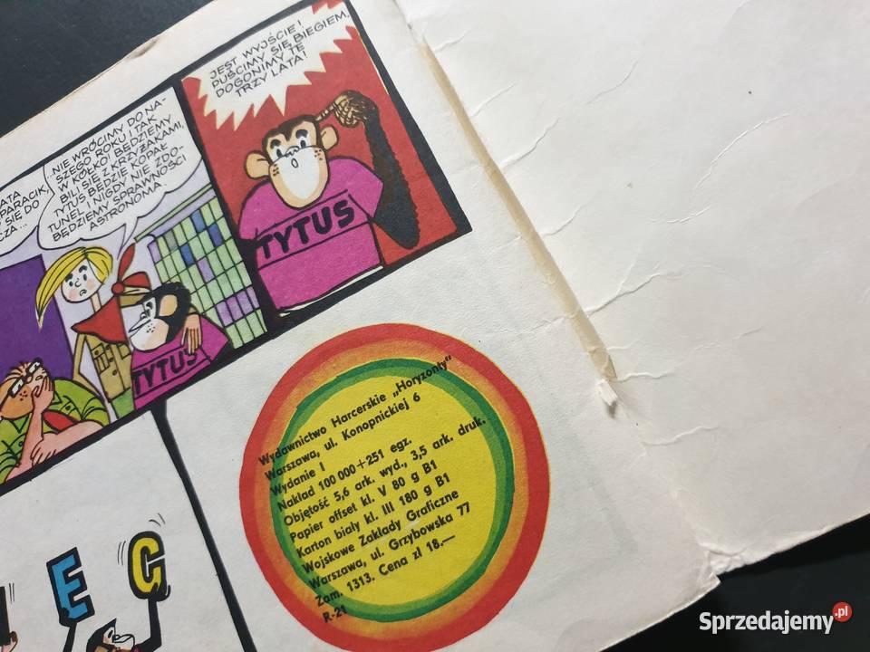 Tytus Romek i ATomek księga VIII wydanie 1 1973 Komiksy