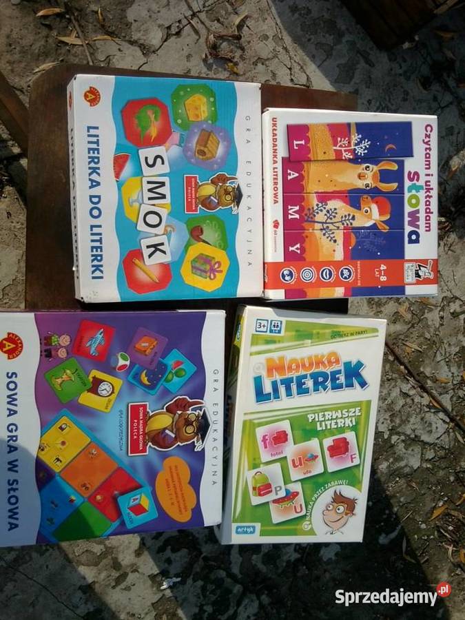 Gry planszowe edukacyjne dzieci 38 lat układamy Papier Knurów