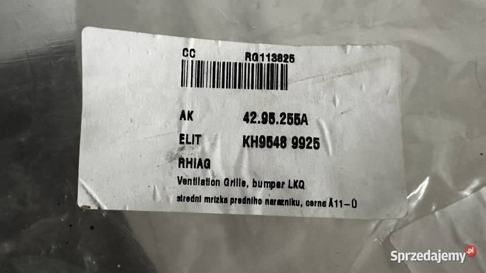 Vw Tiguan Atrapa Kratka Zderzaka sprzedam