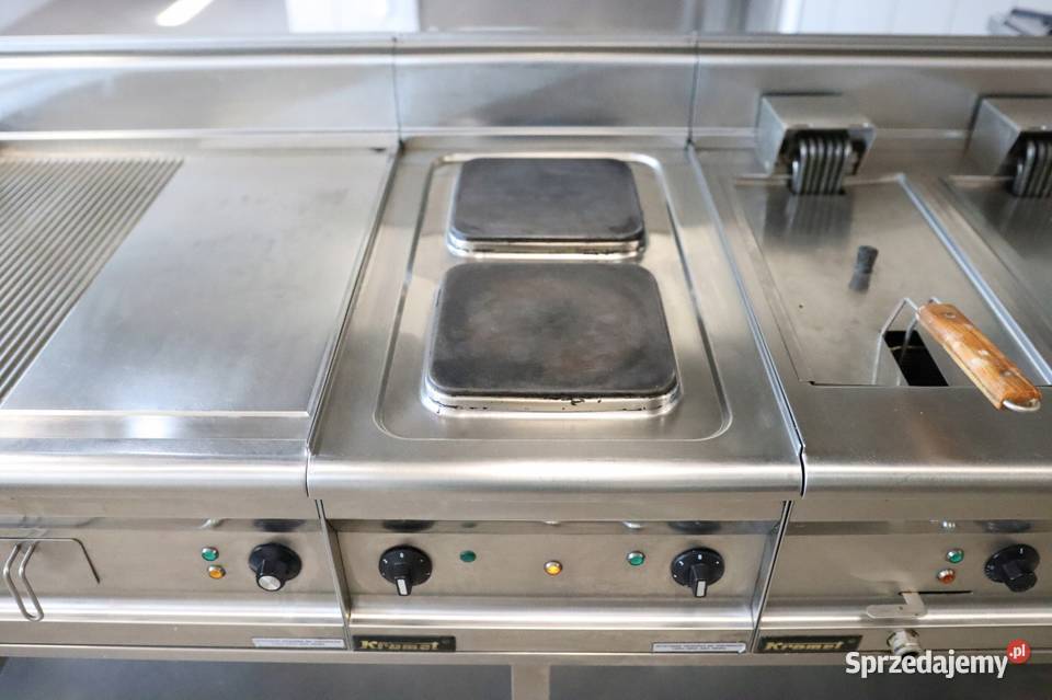 Kuchnia elektryczna 2płytowa nastawna Kromet Gastronomia Góra