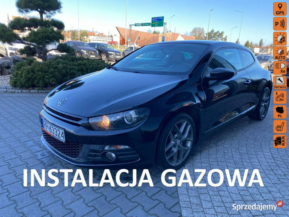 Volkswagen Scirocco LPG xenon manual navi czarny śląskie Żory