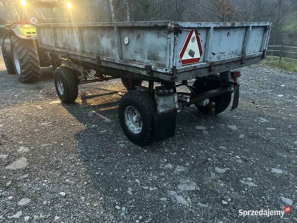Przyczepa rolnicza Autosan D47 wywrotka 3 strony Przyczepy rolnicze małopolskie Nowy Sącz