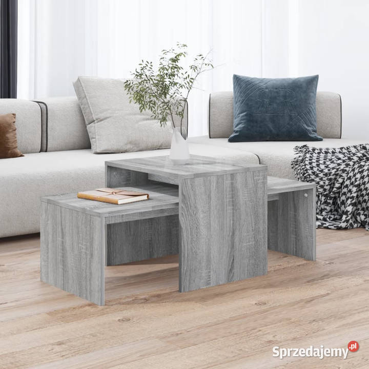 Stolik kawowy szary dąb sonoma 100x48x40 Stoły
