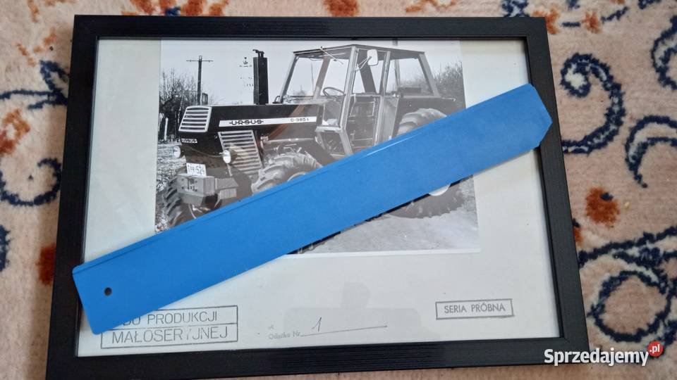 Obrazek z ciągnikiem Ursus C385A pamiątka Lublin