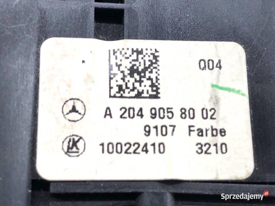 WŁĄCZNIK ŚWIATEŁ MERCEDES X204 A2049058002 0815
